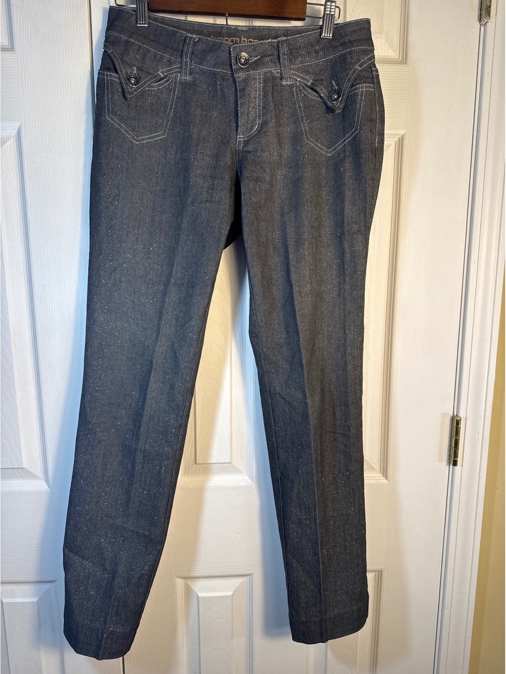Boom Boom Jeans Women's Size 9 Dark Gray Denim Pants